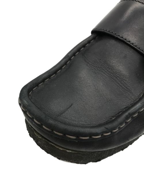 CLARKS（クラークス）CLARKS (クラークス) Wallabee Monk ブラック サイズ:25.5cmの古着・服飾アイテム