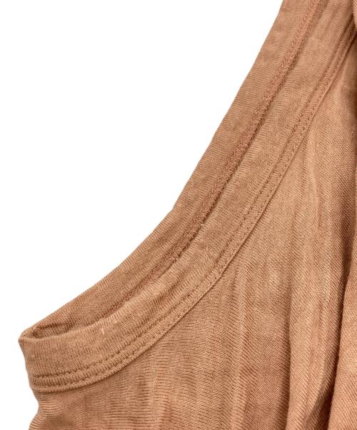 RICK OWENS（リックオウエンス）RICK OWENS (リックオウエンス) ドレープタンクトップ ベージュ サイズ:40の古着・服飾アイテム