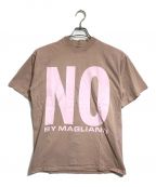 MAGLIANOマリアーノ）の古着「MANIFESTO TEE」｜ピンクベージュ