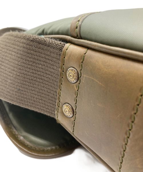 HUNTING WORLD（ハンティングワールド）HUNTING WORLD (ハンティングワールド) バチュー キャリーオールショルダーバッグ カーキ サイズ:下記参照の古着・服飾アイテム