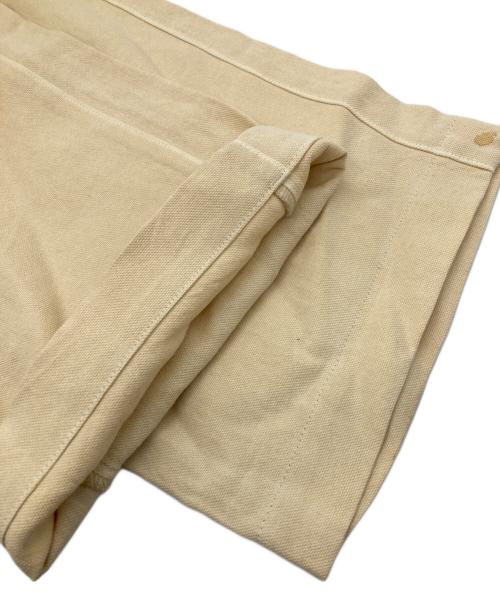 AURALEE（オーラリー）AURALEE (オーラリー) WASHI DUCK CANVAS SLACKS イエロー サイズ:4の古着・服飾アイテム