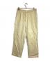 AURALEE（オーラリー）の古着「WASHI DUCK CANVAS SLACKS」｜イエロー