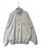 CAHLUMNカウラム）の古着「ハーフジップスウェット」｜グレー