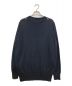 JOHN SMEDLEY (ジョンスメドレー) アーガイルクルーネックニット ブラック サイズ:実寸サイズ参照：6000円