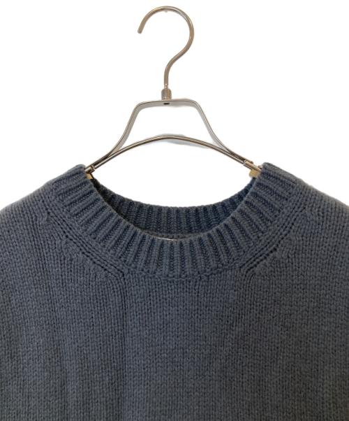 GALERIE VIE（ギャルリーヴィー）GALERIE VIE (ギャルリーヴィー) ファインウール クルーネックベスト グレー サイズ:FREEの古着・服飾アイテム