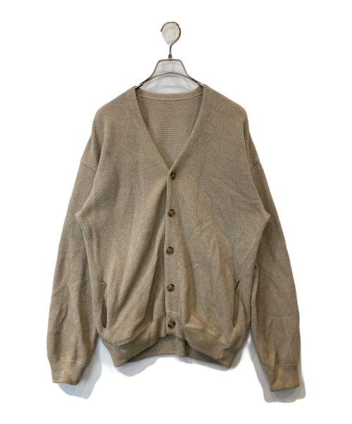 crepuscule（クレプスキュール）crepuscule (クレプスキュール) Moss Stitch V/N Cardigan ベージュ サイズ:2の古着・服飾アイテム