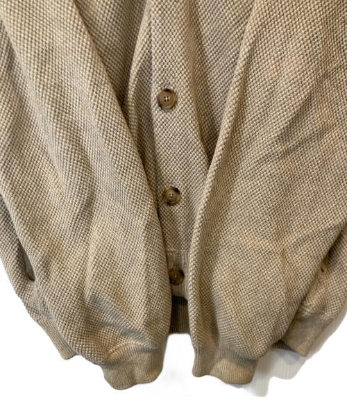 crepuscule（クレプスキュール）crepuscule (クレプスキュール) Moss Stitch V/N Cardigan ベージュ サイズ:2の古着・服飾アイテム