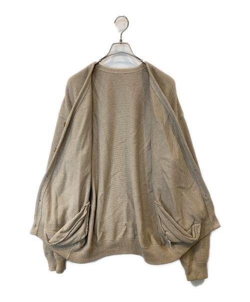 crepuscule（クレプスキュール）crepuscule (クレプスキュール) Moss Stitch V/N Cardigan ベージュ サイズ:2の古着・服飾アイテム