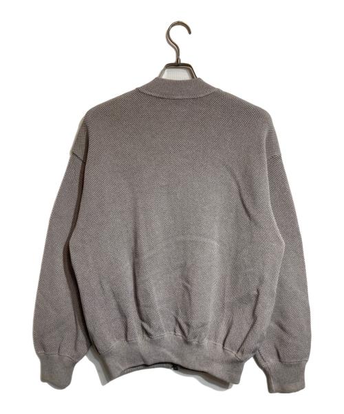 crepuscule（クレプスキュール）crepuscule (クレプスキュール) Moss Stitch Zip CD グレー サイズ:1の古着・服飾アイテム