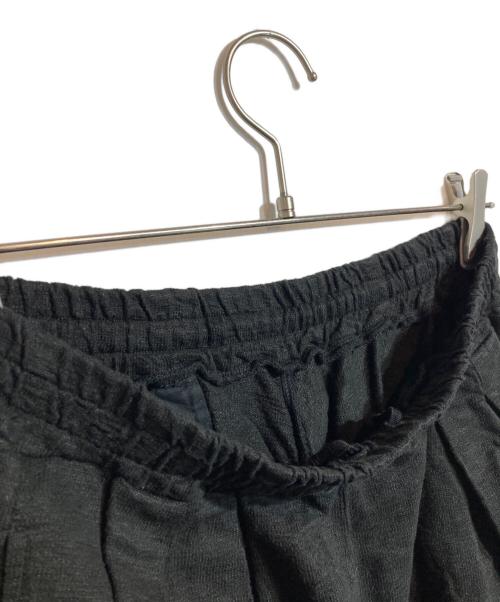 nestrobe confect（ネストローブ コンフェクト）nestrobe confect (ネストローブ コンフェクト) リネンイージーパンツ ブラック サイズ:3の古着・服飾アイテム