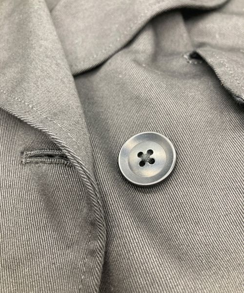 WILDSIDE YOHJI YAMAMOTO（ワイルドサイド ヨウジ ヤマモト）WILDSIDE YOHJI YAMAMOTO (ワイルドサイド ヨウジ ヤマモト) Cotton Chino Double Breasted Jacket ブラック サイズ:3の古着・服飾アイテム