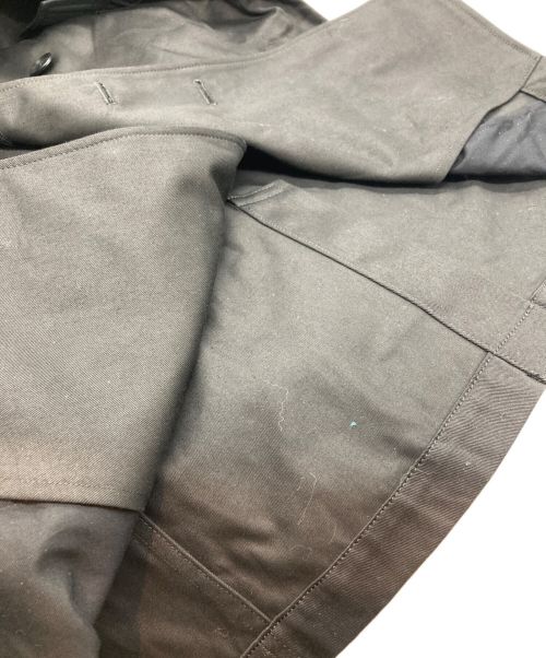 WILDSIDE YOHJI YAMAMOTO（ワイルドサイド ヨウジ ヤマモト）WILDSIDE YOHJI YAMAMOTO (ワイルドサイド ヨウジ ヤマモト) Cotton Chino Double Breasted Jacket ブラック サイズ:3の古着・服飾アイテム