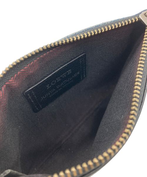 LOEWE（ロエベ）LOEWE (ロエベ) JUNYA WATANABE COMME des GARCONS (ジュンヤワタナベ コムデギャルソン) パッチワークポーチ インディゴの古着・服飾アイテム