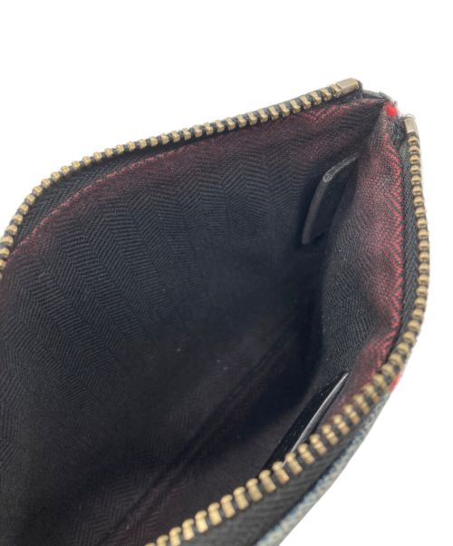 LOEWE（ロエベ）LOEWE (ロエベ) JUNYA WATANABE COMME des GARCONS (ジュンヤワタナベ コムデギャルソン) パッチワークポーチ インディゴの古着・服飾アイテム