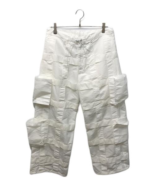 GS（ジーエス）GS (ジーエス) テクノパンツ ホワイト サイズ:M 未使用品の古着・服飾アイテム