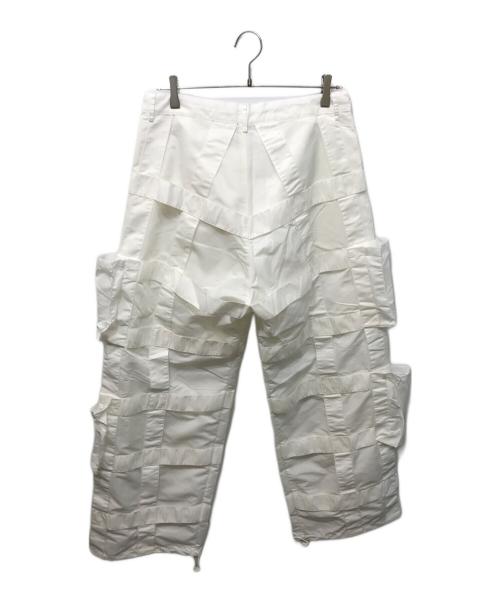 GS（ジーエス）GS (ジーエス) テクノパンツ ホワイト サイズ:M 未使用品の古着・服飾アイテム