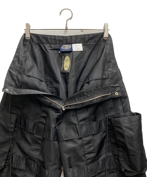 GS（ジーエス）GS (ジーエス) テクノパンツ ブラック サイズ:Ⅿの古着・服飾アイテム