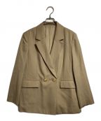 MACPHEEマカフィー）の古着「ウールギャバジン ダブルブレストジャケット」｜ベージュ