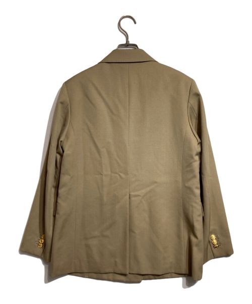 MACPHEE（マカフィー）MACPHEE (マカフィー) ウールギャバジン ダブルブレストジャケット ベージュ サイズ:34の古着・服飾アイテム