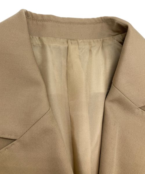 MACPHEE（マカフィー）MACPHEE (マカフィー) ウールギャバジン ダブルブレストジャケット ベージュ サイズ:34の古着・服飾アイテム