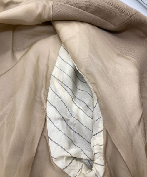 MACPHEE（マカフィー）MACPHEE (マカフィー) ウールギャバジン ダブルブレストジャケット ベージュ サイズ:34の古着・服飾アイテム