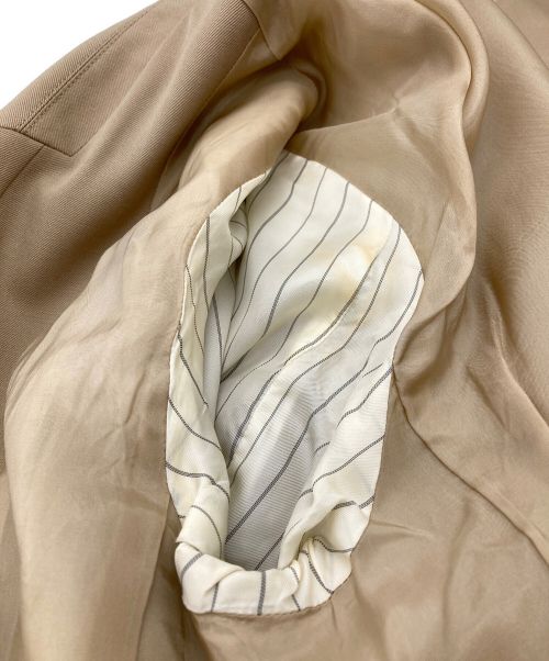 MACPHEE（マカフィー）MACPHEE (マカフィー) ウールギャバジン ダブルブレストジャケット ベージュ サイズ:34の古着・服飾アイテム