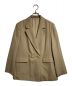 MACPHEE（マカフィー）の古着「ウールギャバジン ダブルブレストジャケット」｜ベージュ