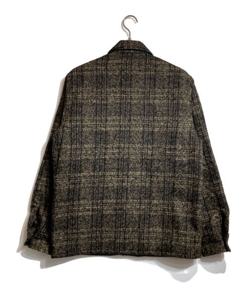 GLAD HAND（グラッドハンド）GLAD HAND (グラッドハンド) GLADDEN  L/S QUILTING CPO JACKETS ブラック サイズ:Lの古着・服飾アイテム