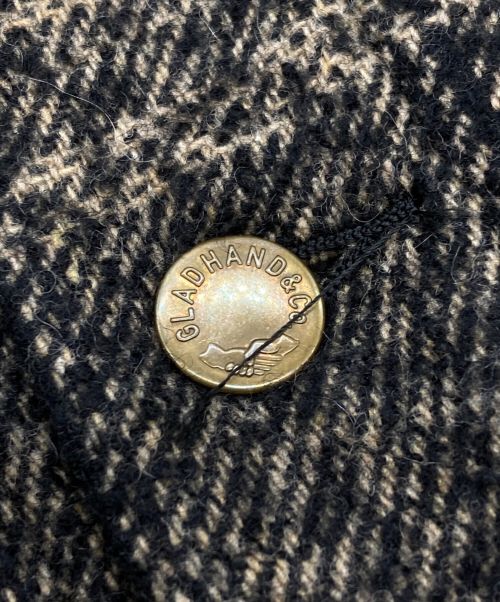 GLAD HAND（グラッドハンド）GLAD HAND (グラッドハンド) GLADDEN  L/S QUILTING CPO JACKETS ブラック サイズ:Lの古着・服飾アイテム