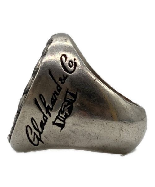 GLAD HAND（グラッドハンド）GLAD HAND (グラッドハンド) コインリング シルバー×ブラウン サイズ:下記参照の古着・服飾アイテム