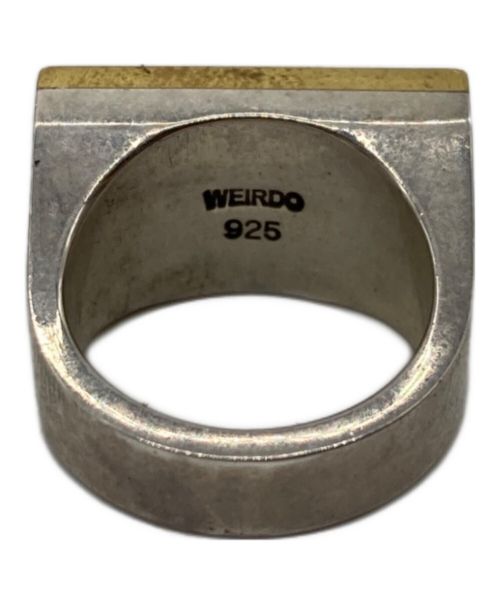 WEIRDO（ウィアード）WEIRDO (ウィアード) ロゴスタンプリング シルバー サイズ:下記参照の古着・服飾アイテム