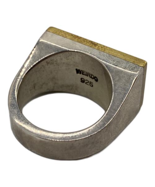 WEIRDO（ウィアード）WEIRDO (ウィアード) ロゴスタンプリング シルバー サイズ:下記参照の古着・服飾アイテム