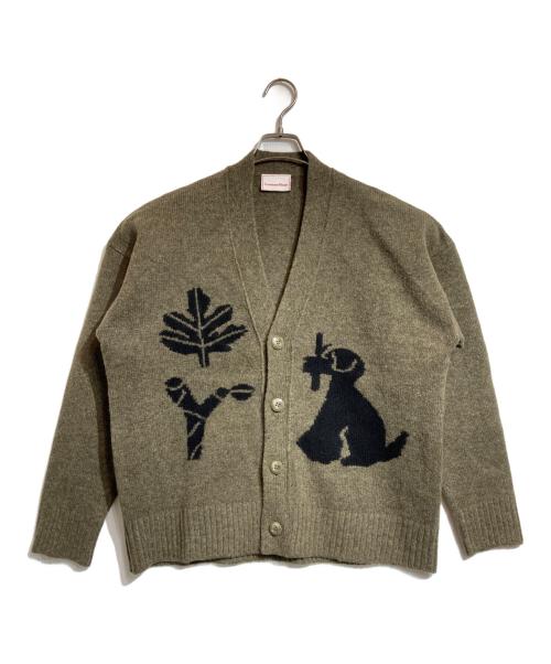 Common Noun（コモン ナウン）COMMON NOUN (コモン ナウン) YACHIYO KATSUYAMA ニットカーディガン ブラウン サイズ:Lの古着・服飾アイテム