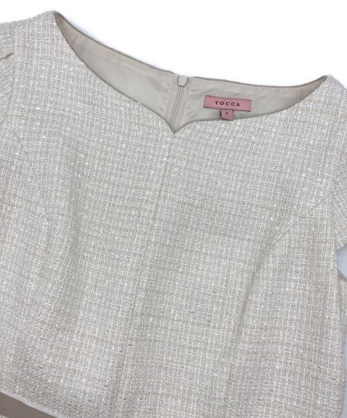TOCCA（トッカ）TOCCA (トッカ) PRIMAVERA ドレス ベージュ サイズ:4の古着・服飾アイテム