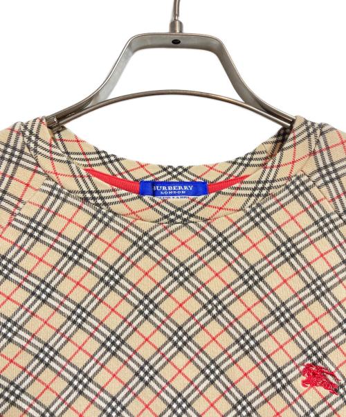 Burberry's（バーバリー）Burberry's (バーバリーズ) ノバチェックスウェット ベージュ サイズ:Mの古着・服飾アイテム