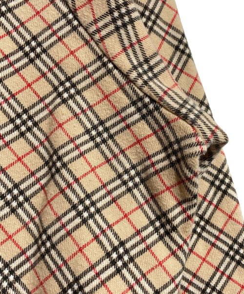Burberry's（バーバリー）Burberry's (バーバリーズ) ノバチェックスウェット ベージュ サイズ:Mの古着・服飾アイテム