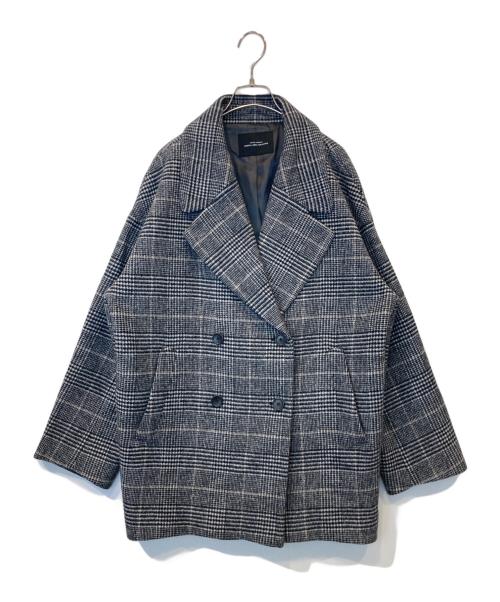 green label relaxing（グリーンレーベルリラクシング）green label relaxing (グリーンレーベルリラクシング) リバーメルトンバルカラーコート ブラウン サイズ:Lの古着・服飾アイテム