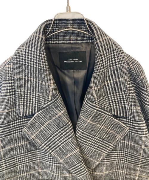 green label relaxing（グリーンレーベルリラクシング）green label relaxing (グリーンレーベルリラクシング) リバーメルトンバルカラーコート ブラウン サイズ:Lの古着・服飾アイテム