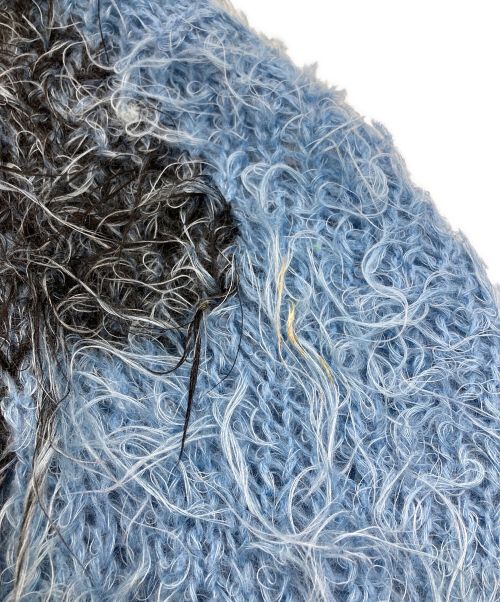 kota gushiken（コウタグシケン）kota gushiken (コウタグシケン) Punkish Hairy Mohair スカイブルー サイズ:1の古着・服飾アイテム