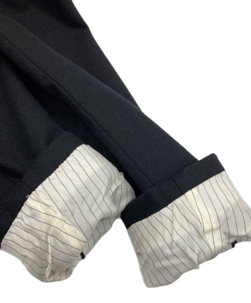 BLAMINK（ブラミンク）BLAMINK (ブラミンク) ウールダブルジャケット ブラック サイズ:36の古着・服飾アイテム