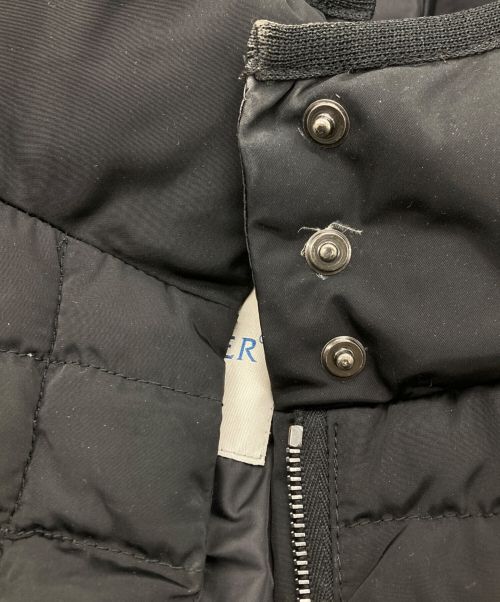 MONCLER（モンクレール）MONCLER (モンクレール) トグルボタンダウンジャケット ブラックの古着・服飾アイテム