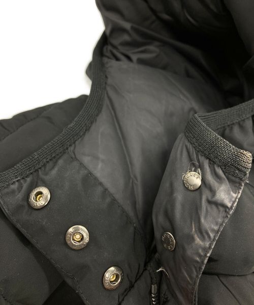 MONCLER（モンクレール）MONCLER (モンクレール) トグルボタンダウンジャケット ブラックの古着・服飾アイテム