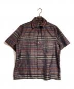 Needlesニードルズ）の古着「イタリアンカラーシャツ」｜パープル