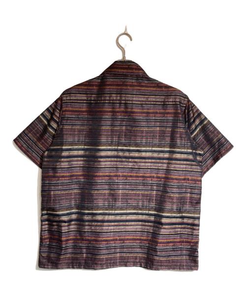 Needles（ニードルズ）Needles (ニードルズ) イタリアンカラーシャツ パープル サイズ:Mの古着・服飾アイテム