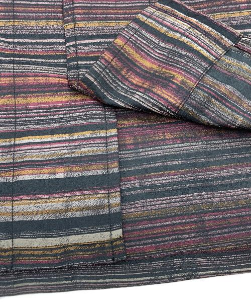 Needles（ニードルズ）Needles (ニードルズ) イタリアンカラーシャツ パープル サイズ:Mの古着・服飾アイテム