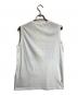 JIL SANDER (ジルサンダー) ノースリーブカットソー ホワイト サイズ:XL：4000円