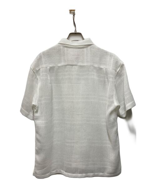 SUPREME（シュプリーム）Supreme (シュプリーム) Mesh Stripe S/S Shirt ホワイト サイズ:Ｓの古着・服飾アイテム