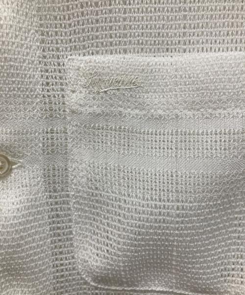 SUPREME（シュプリーム）Supreme (シュプリーム) Mesh Stripe S/S Shirt ホワイト サイズ:Ｓの古着・服飾アイテム