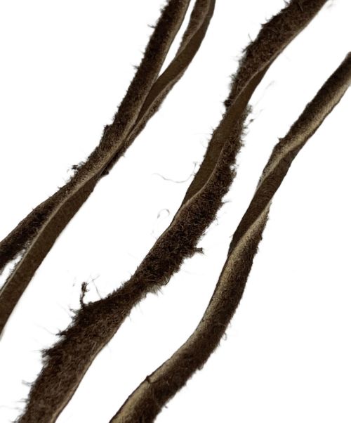 GLAD HAND（グラッドハンド）GLAD HAND (グラッドハンド) コイン×レザーネックレス ブラウンの古着・服飾アイテム