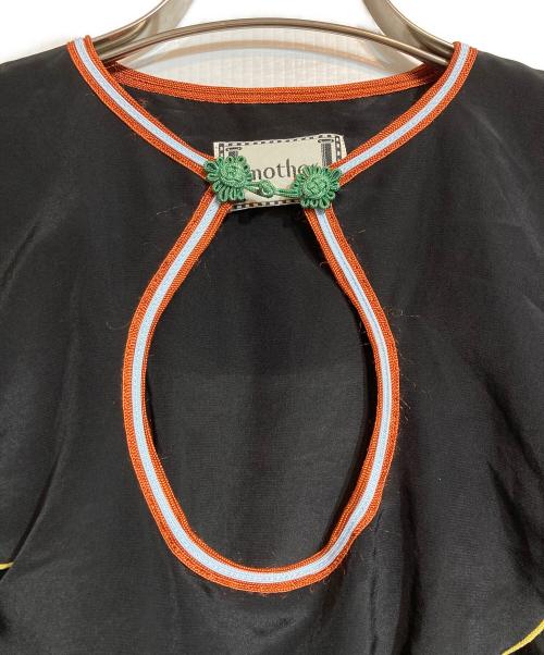 mother（マザー）mother (マザー) チャイナブラウス ブラック サイズ:-の古着・服飾アイテム